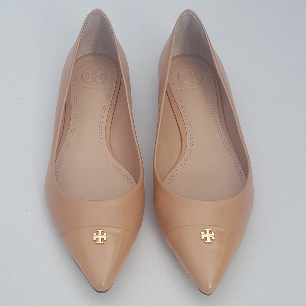 Tory Burch NEW Leather Fairford Pointed Toe Flats